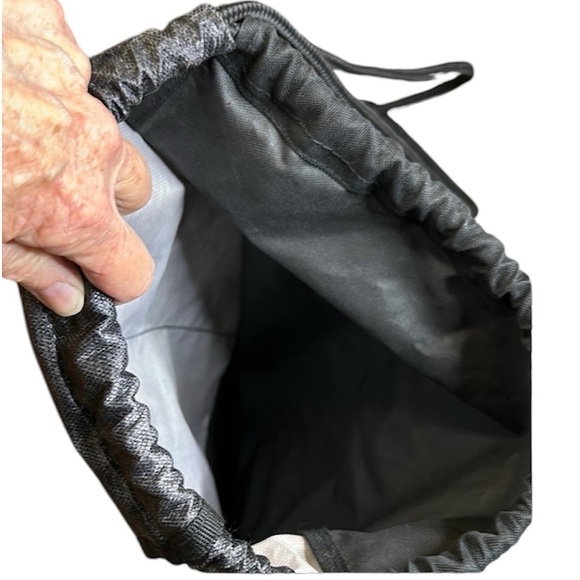 Adidas Black and Tan Drawstring Backpack - Picture 4 of 11